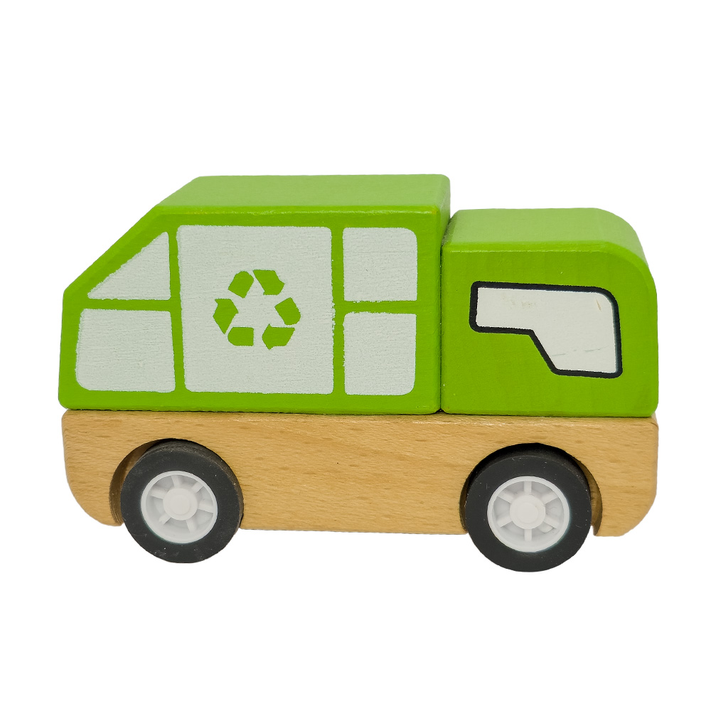 Picture of Wooden Recycling Truck
