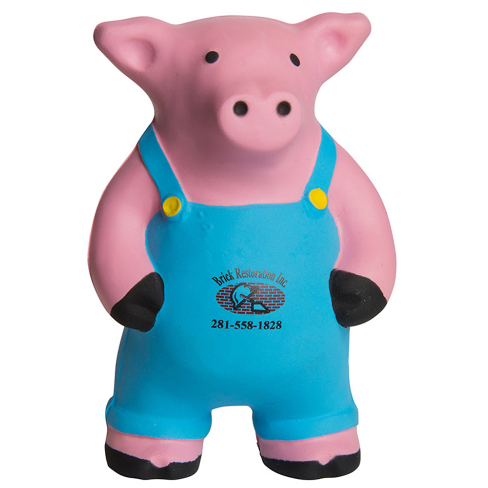 Picture of Farmer Pig Squeezies® Stress Reliever
