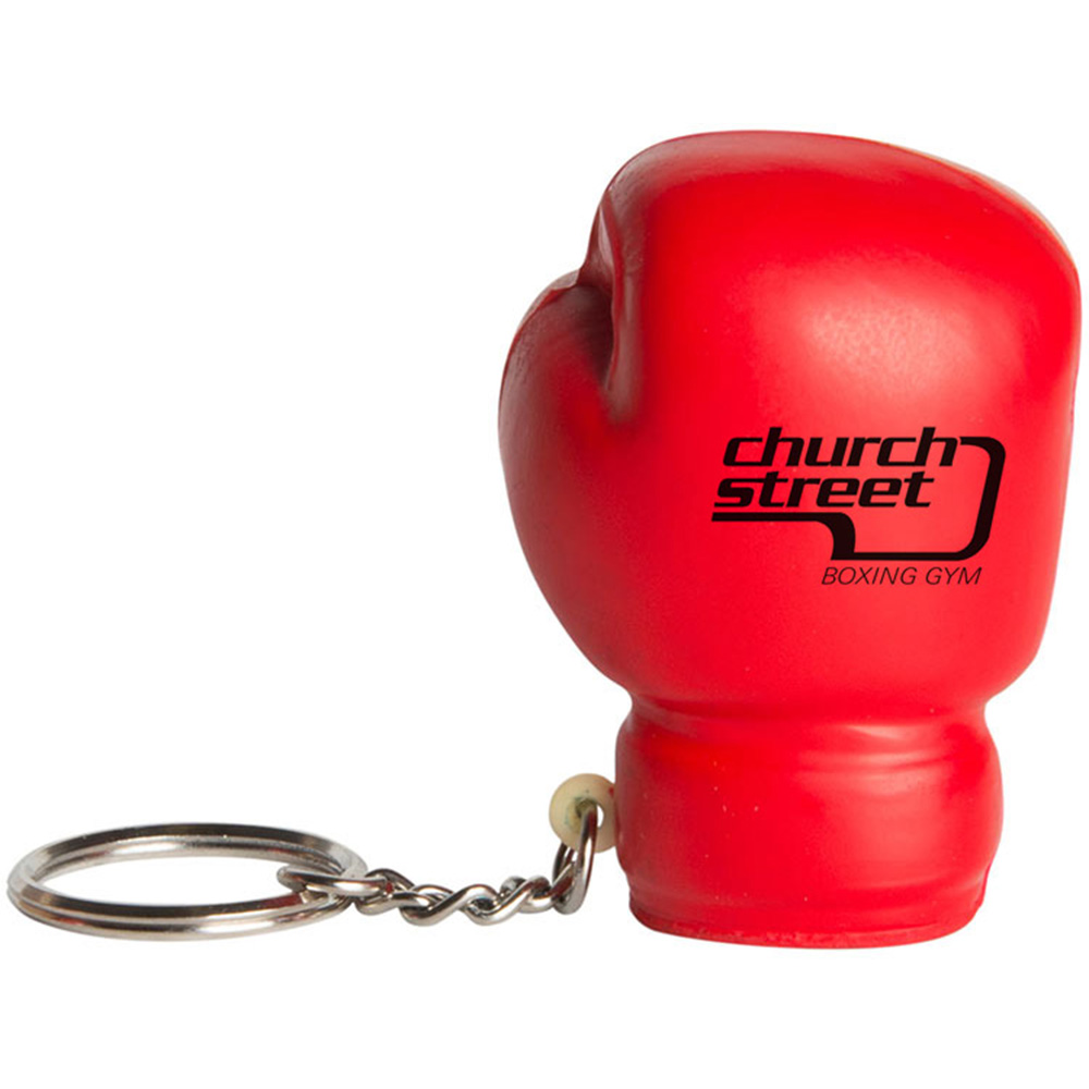 Picture of Boxing Glove Squeezies® Stress Reliever Keychain