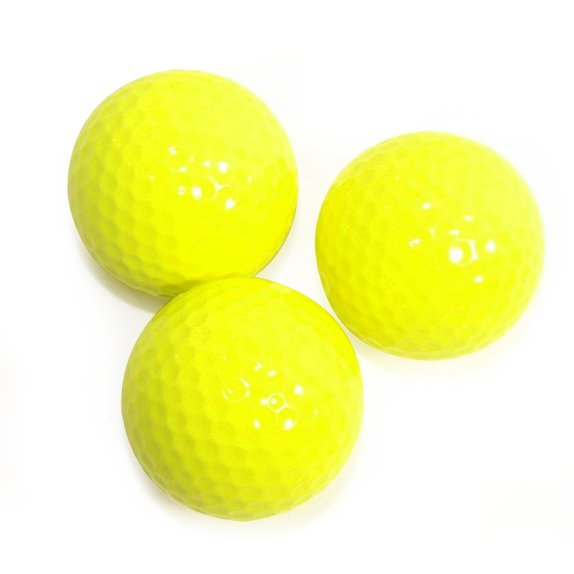 Picture of Yellow Golf Balls