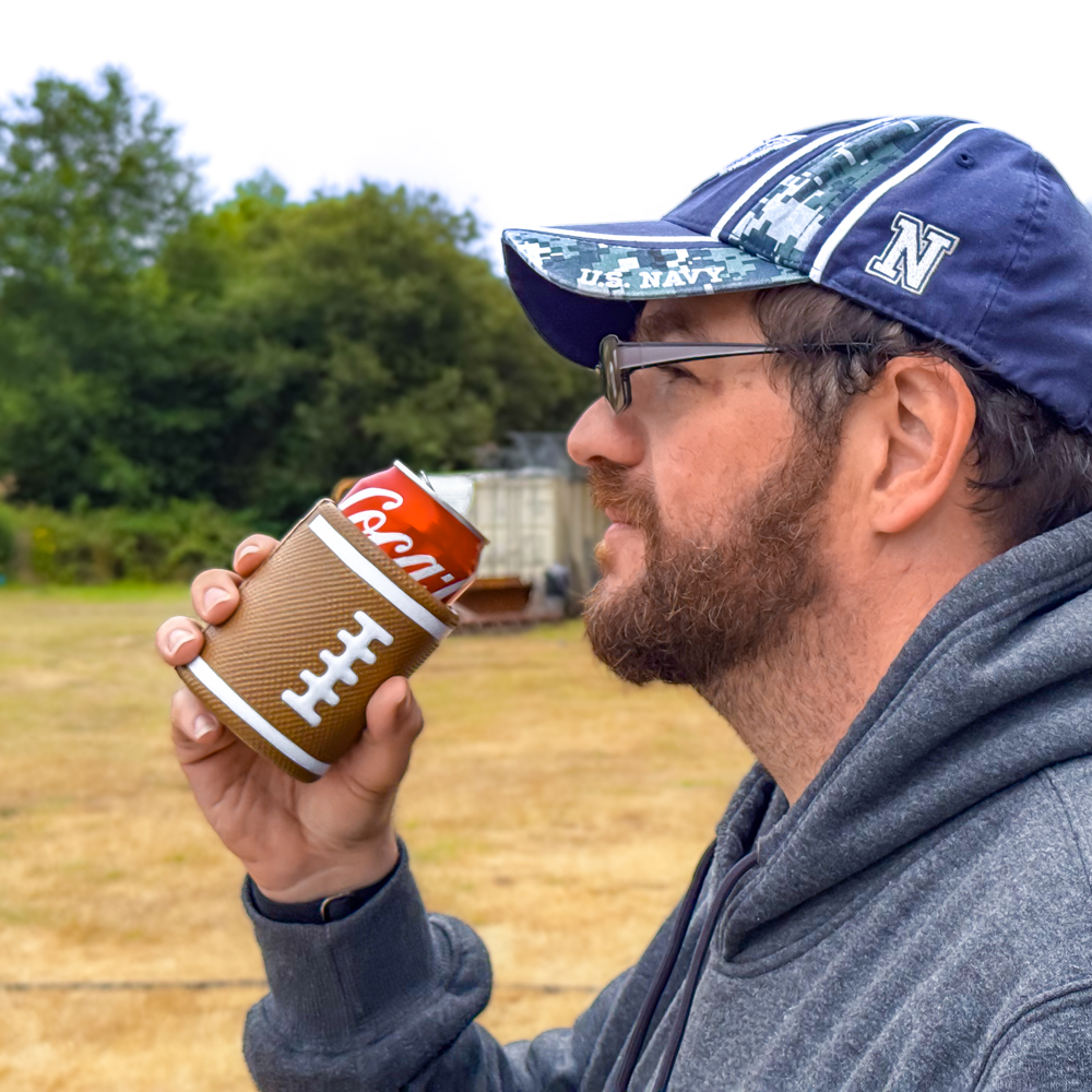 Picture of Football Can Cooler