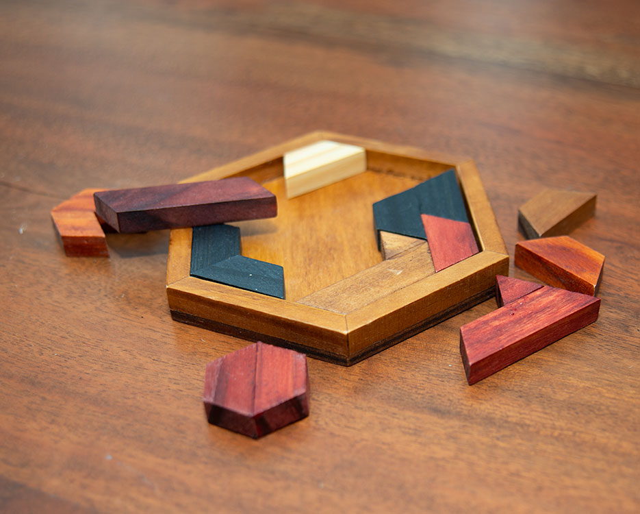 Picture of Hexagon Wooden Puzzle