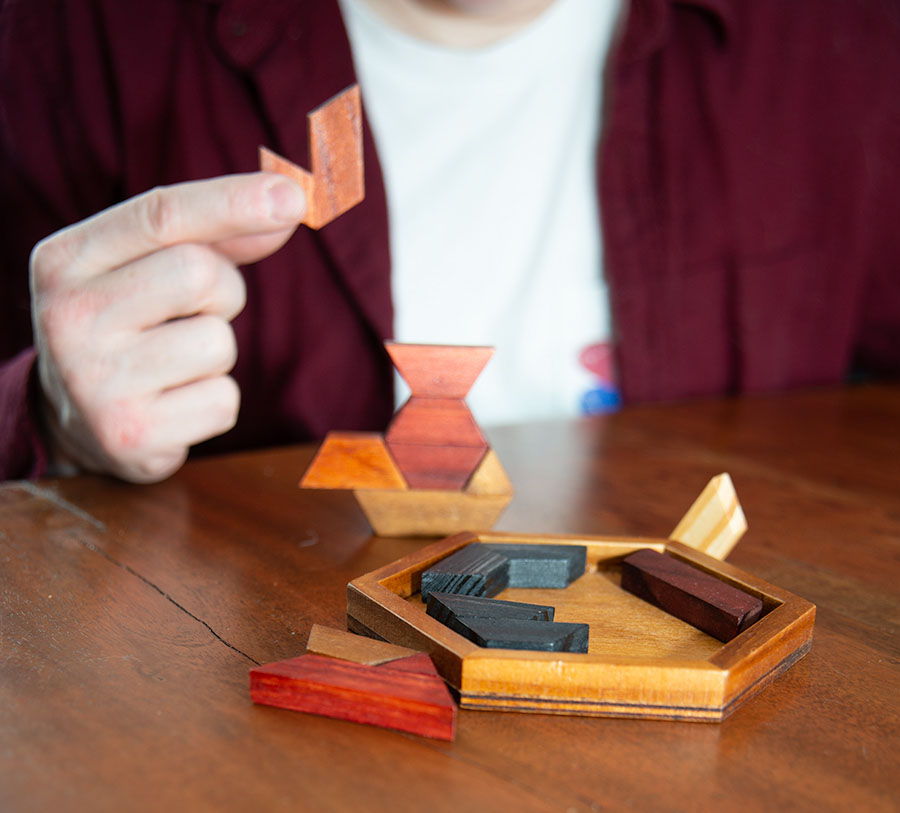 Picture of Hexagon Wooden Puzzle