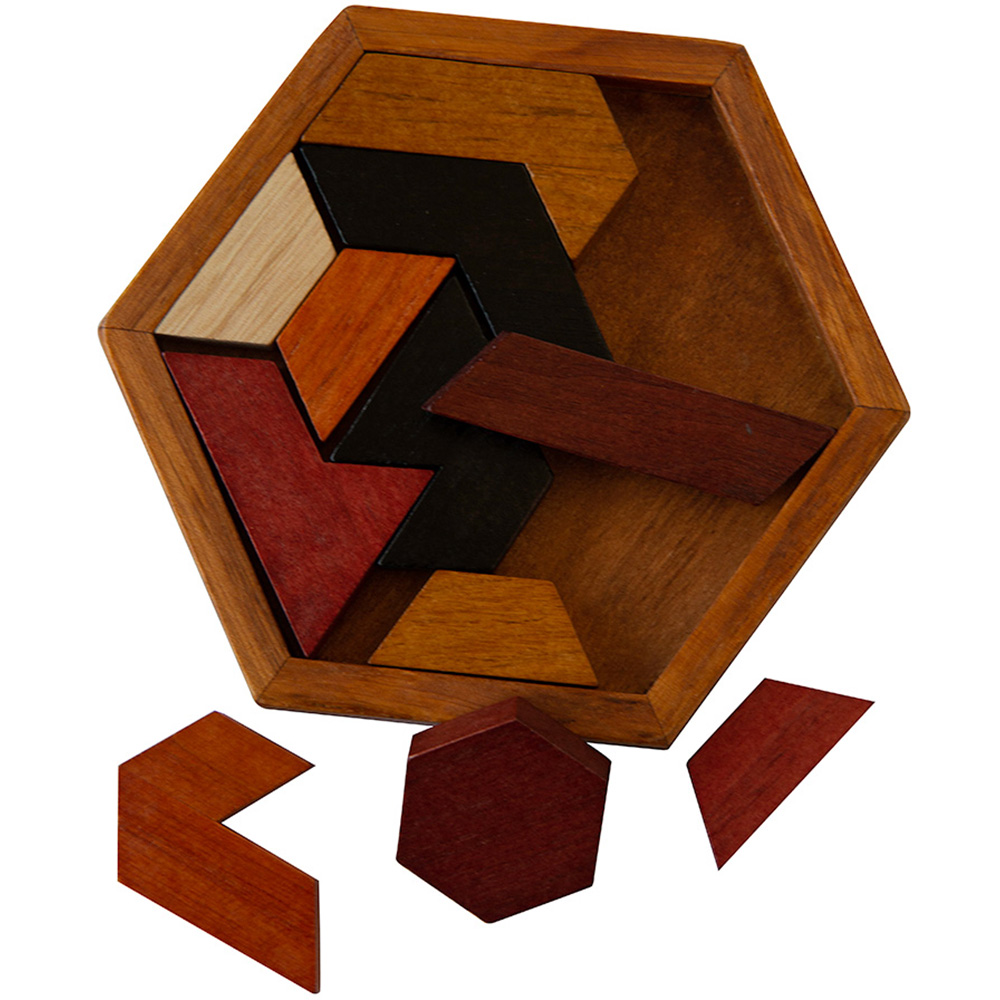 Picture of Hexagon Wooden Puzzle