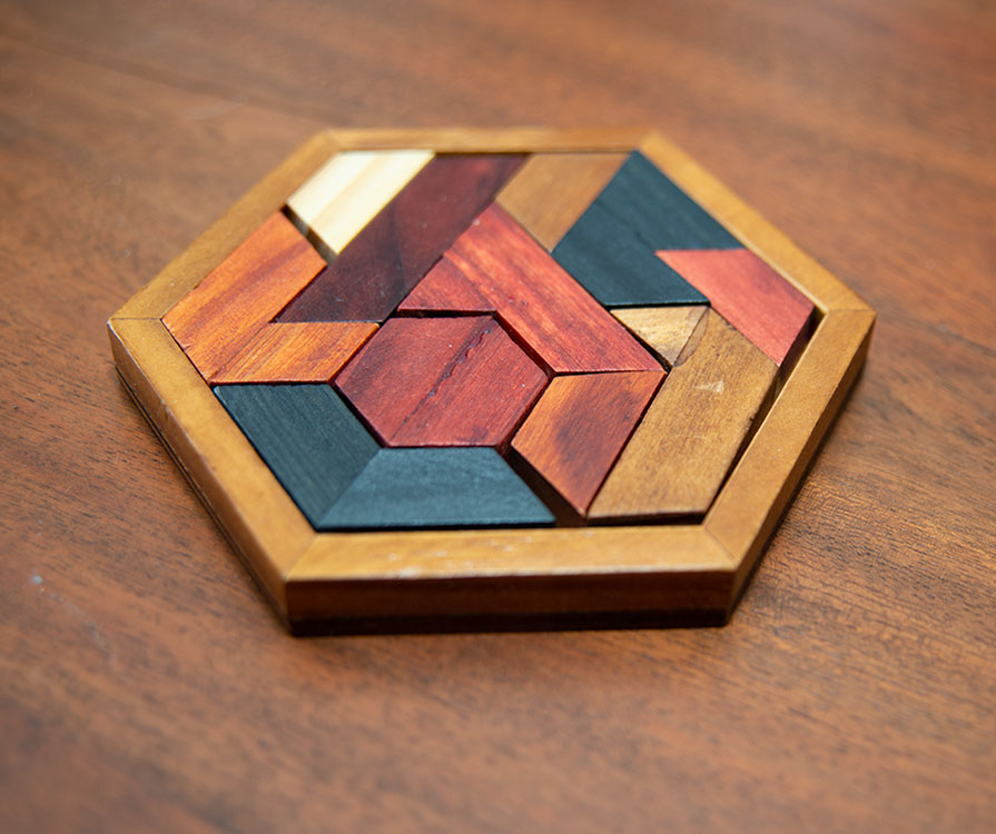 Picture of Hexagon Wooden Puzzle