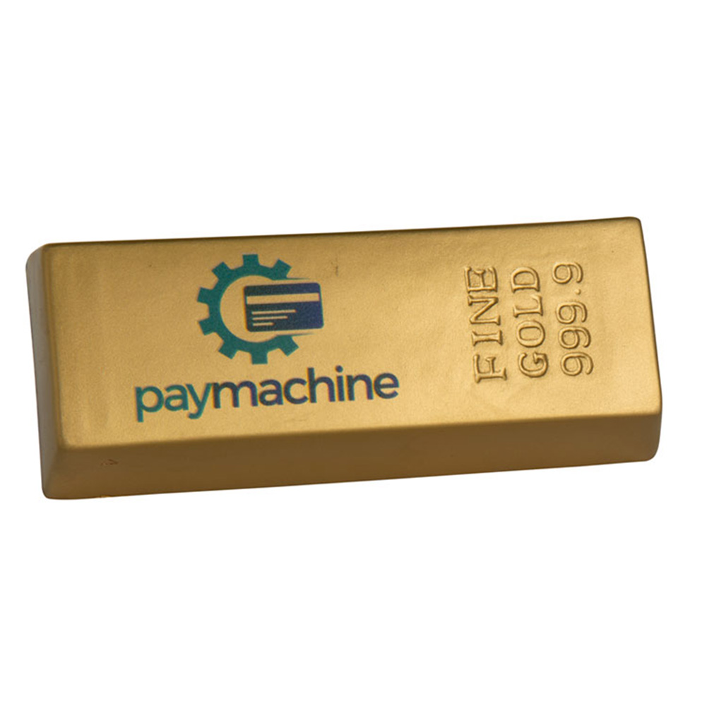 Picture of Gold Bar Squeezies® Stress Reliever