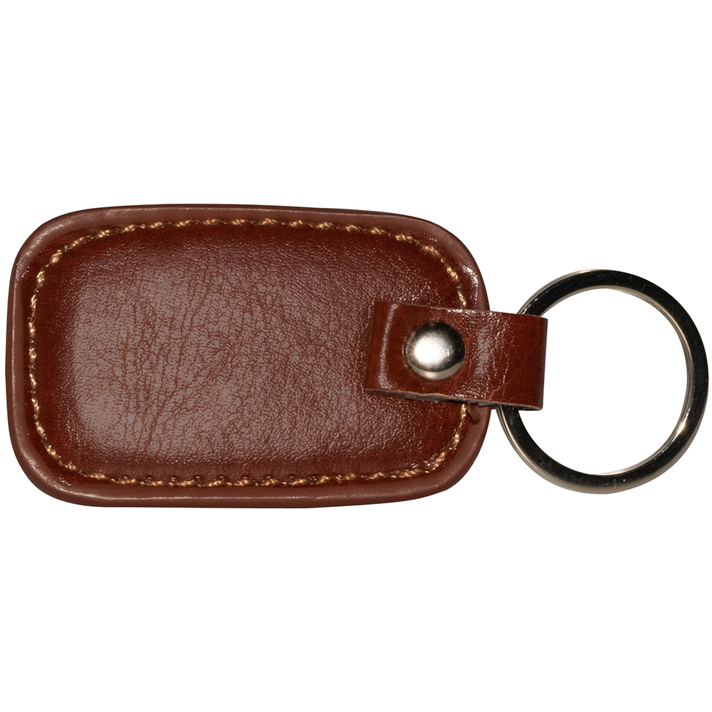 Picture of Leather Rectangle Keyring