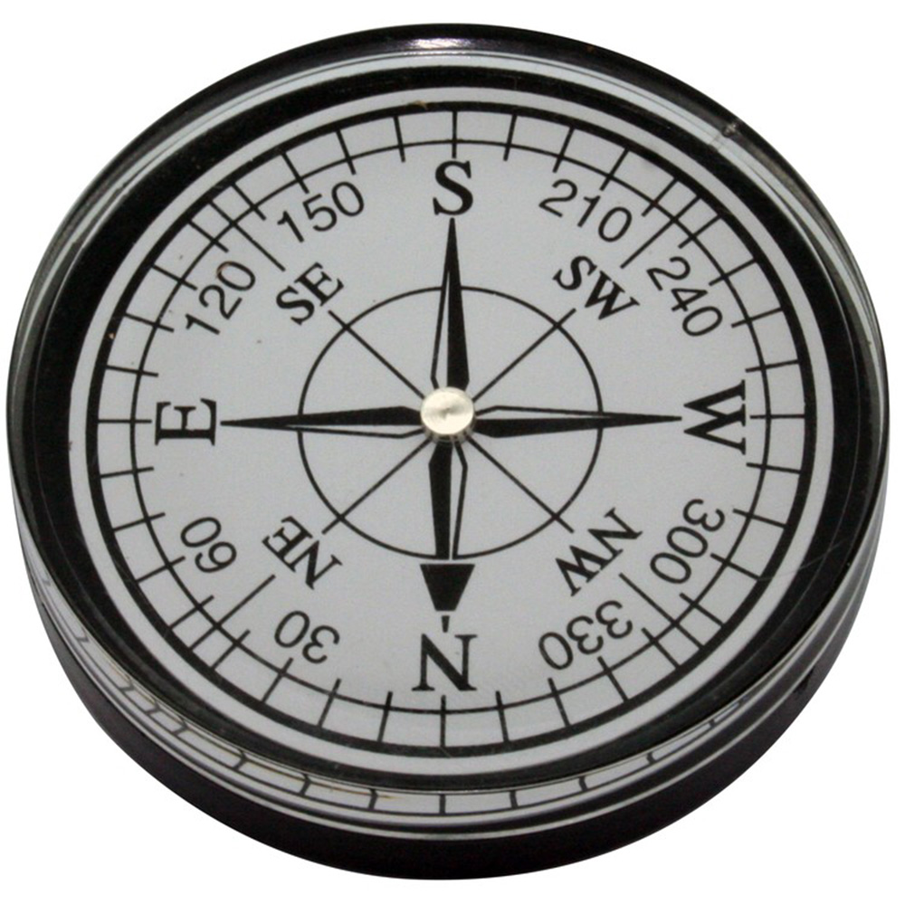 Picture of Large Resin Compass in Black or White