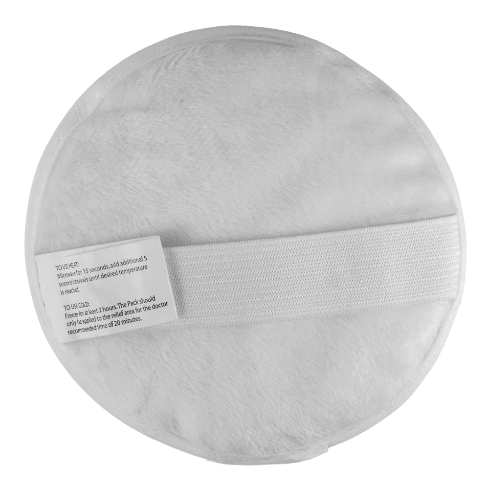 Picture of Plush Circle Gel Beads Hot/ Cold Pack