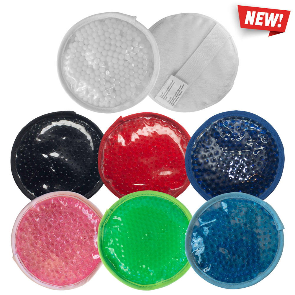 Picture of Plush Circle Gel Beads Hot/ Cold Pack