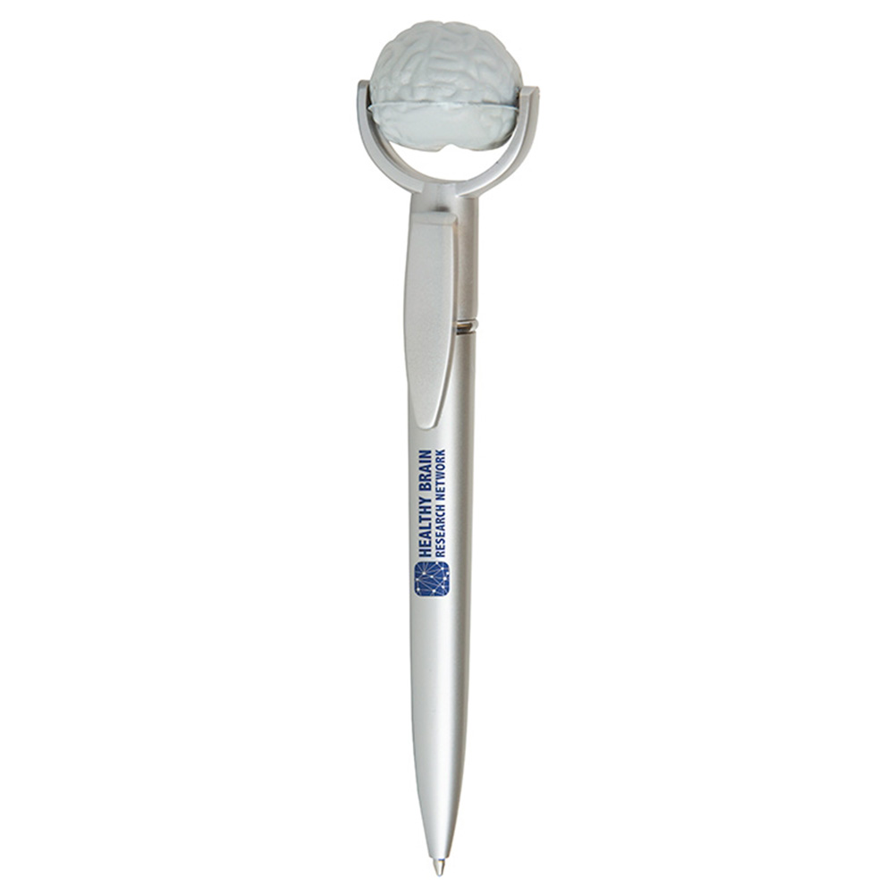 Picture of Gray Brain Squeeze Top Pen