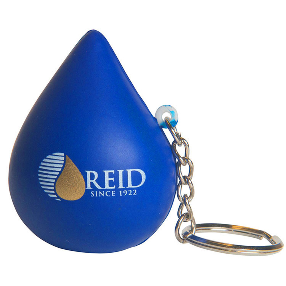 Picture of Blue Drop Squeezies® Stress Reliever Key Ring