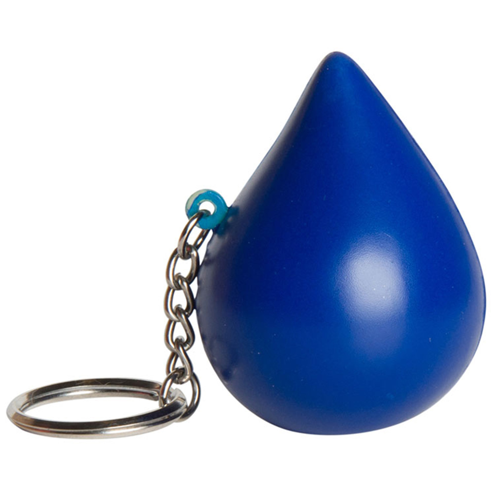 Picture of Blue Drop Squeezies® Stress Reliever Key Ring