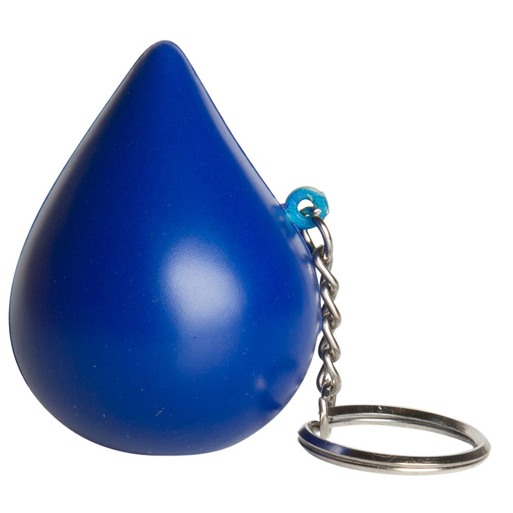 Picture of Blue Drop Squeezies® Stress Reliever Key Ring