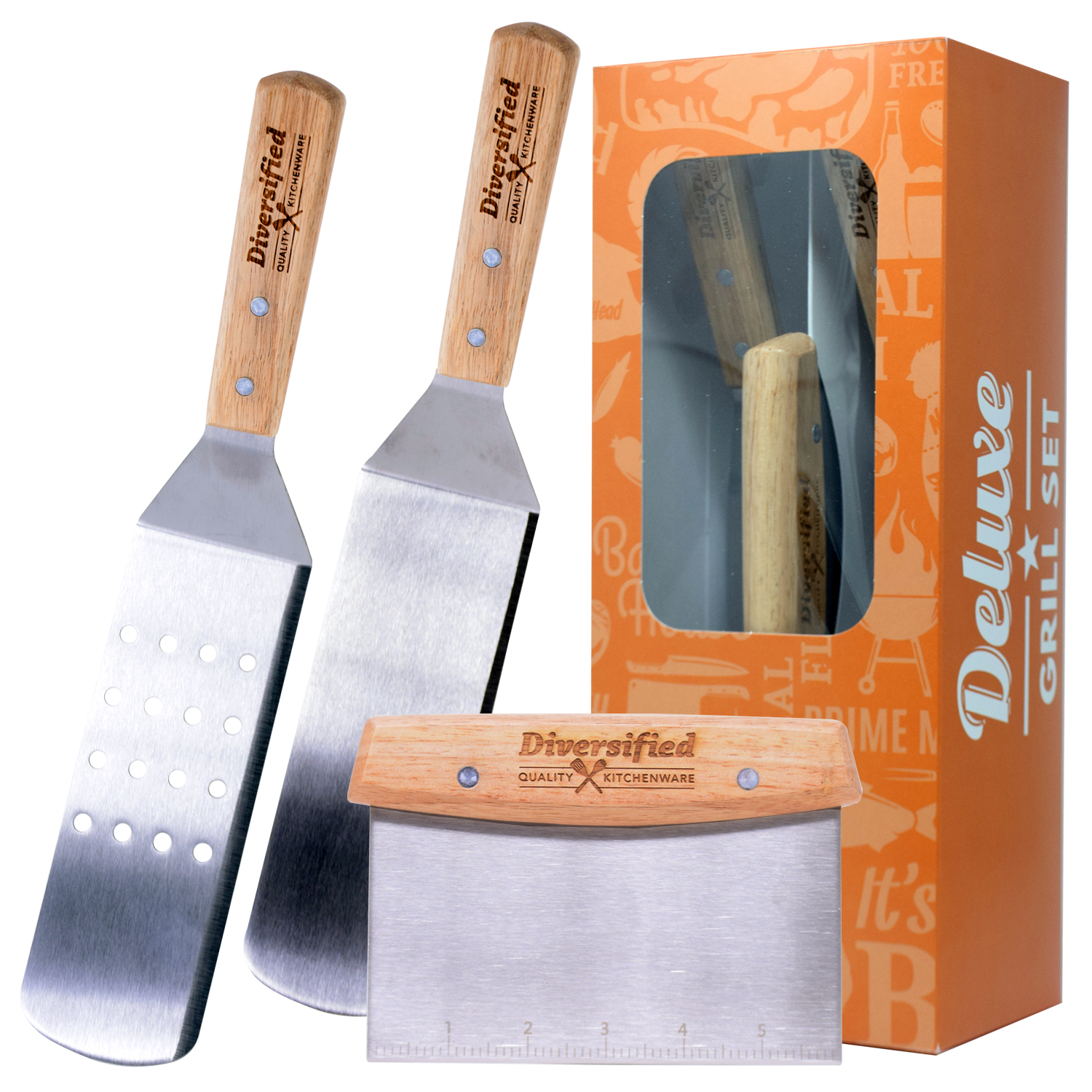 Picture of Deluxe Grilling Scraper & Flippers Set