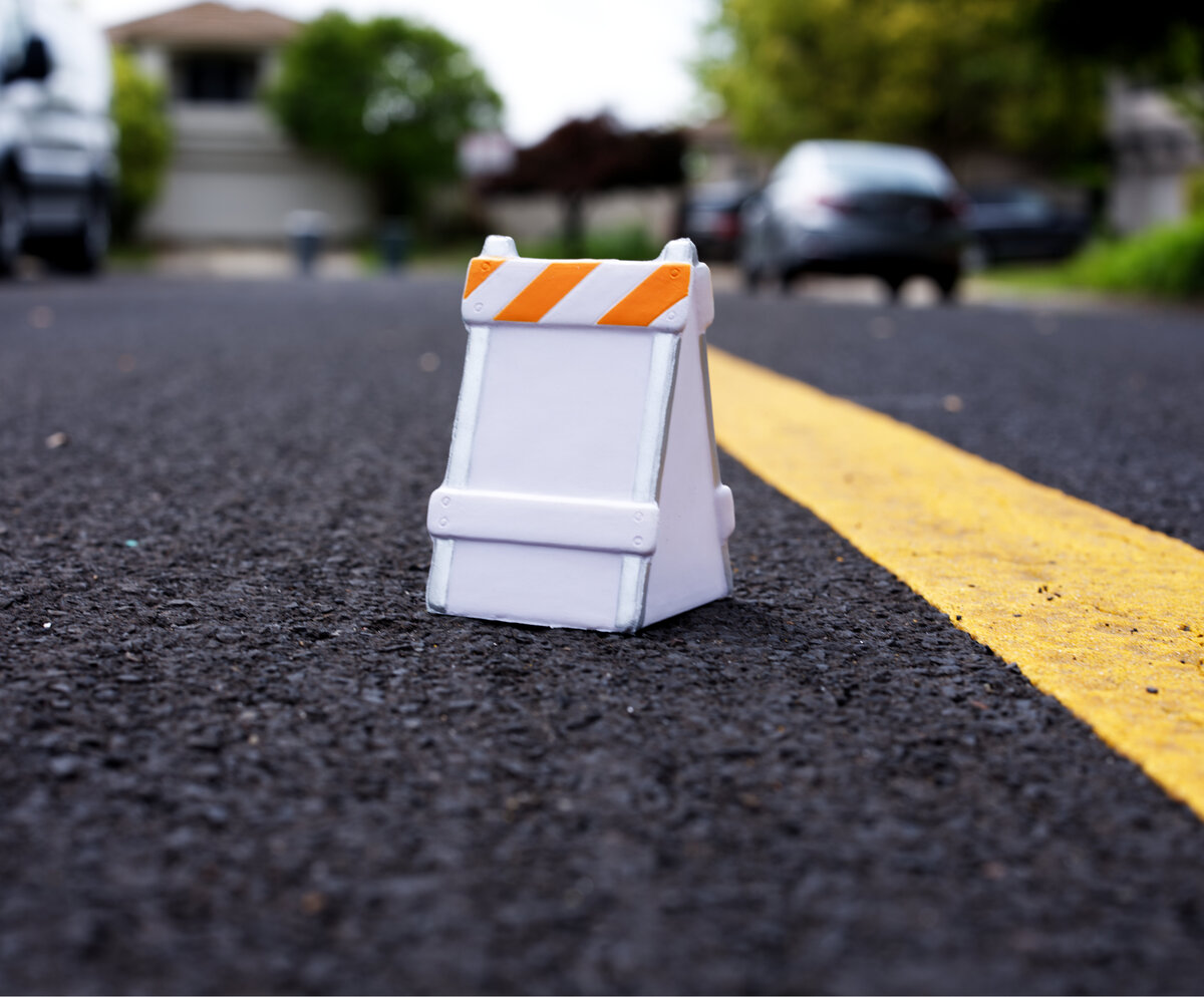 Picture of Street Barricade Squeezies® Stress Reliever
