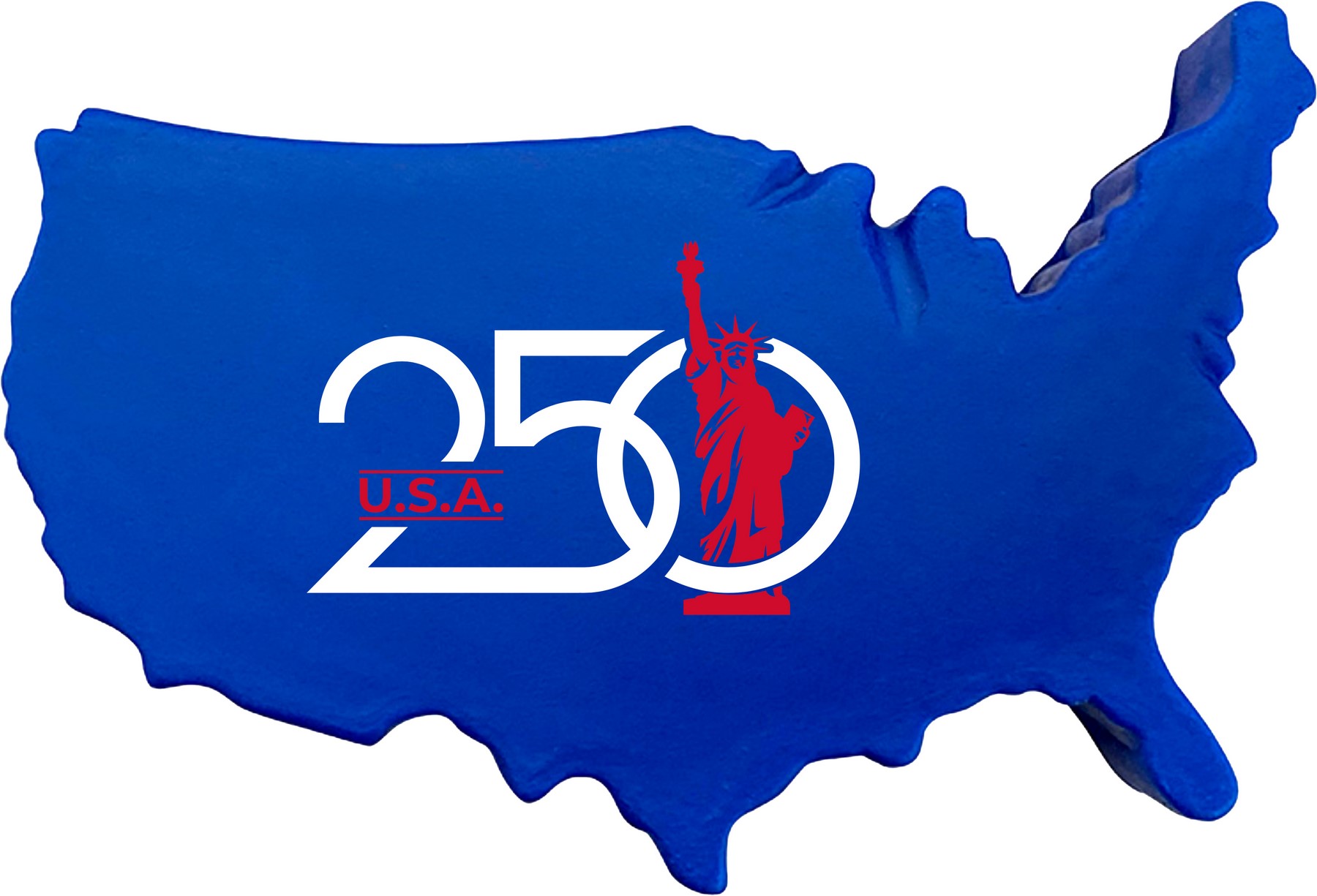 Picture of 250th Anniversary USA Map Stress Reliever