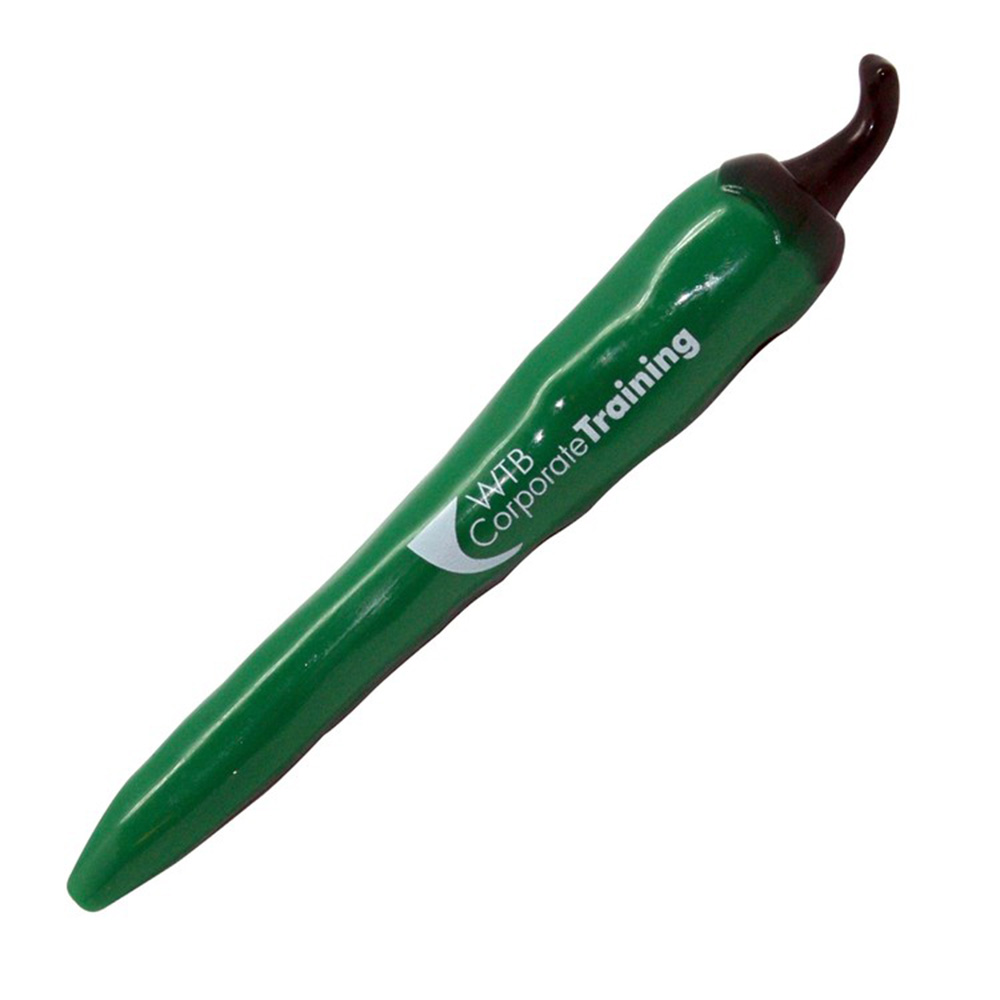 Picture of Green Jalapeño & Red Chili Pepper Clicker Pen