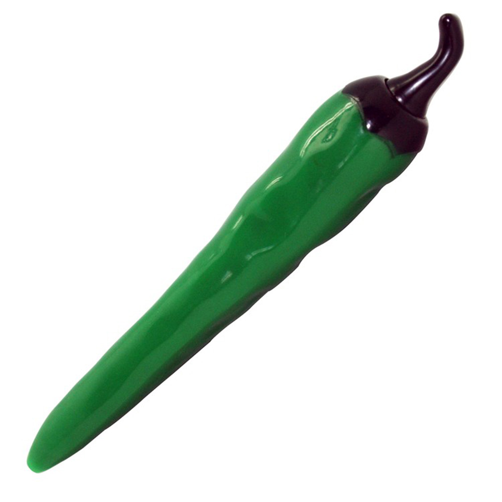 Picture of Green Jalapeño & Red Chili Pepper Clicker Pen
