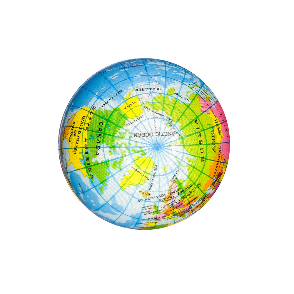 Picture of Squeezies®Printed Globe Stress Reliever