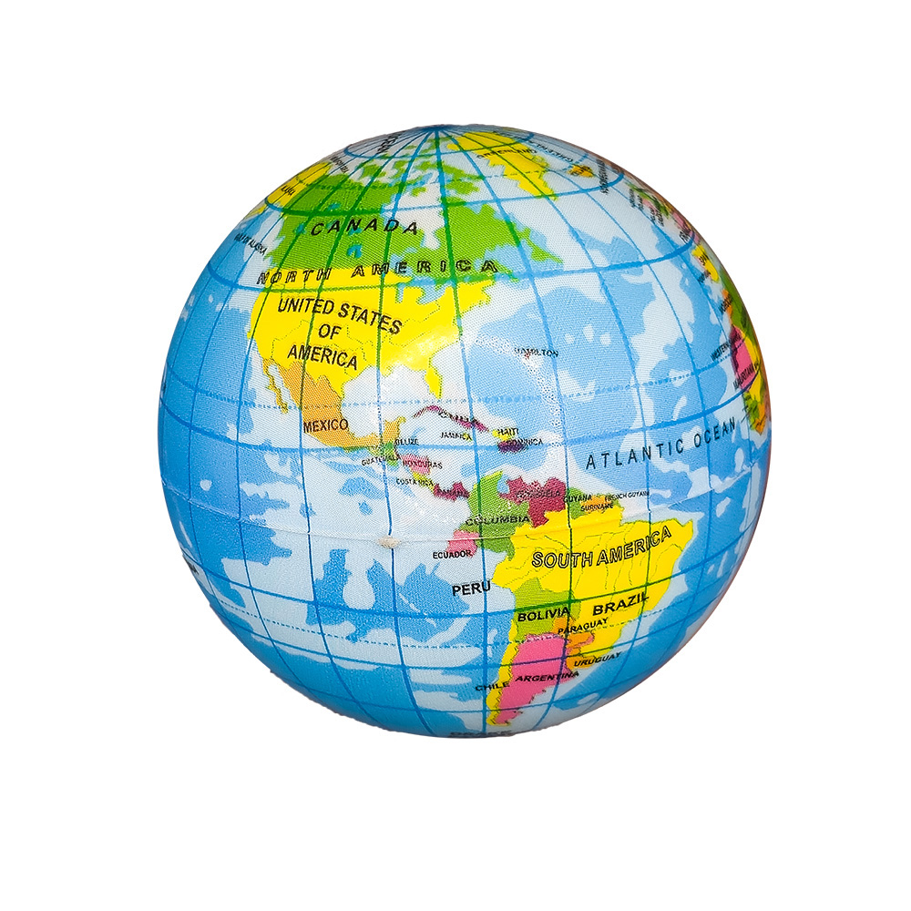 Picture of Squeezies®Printed Globe Stress Reliever