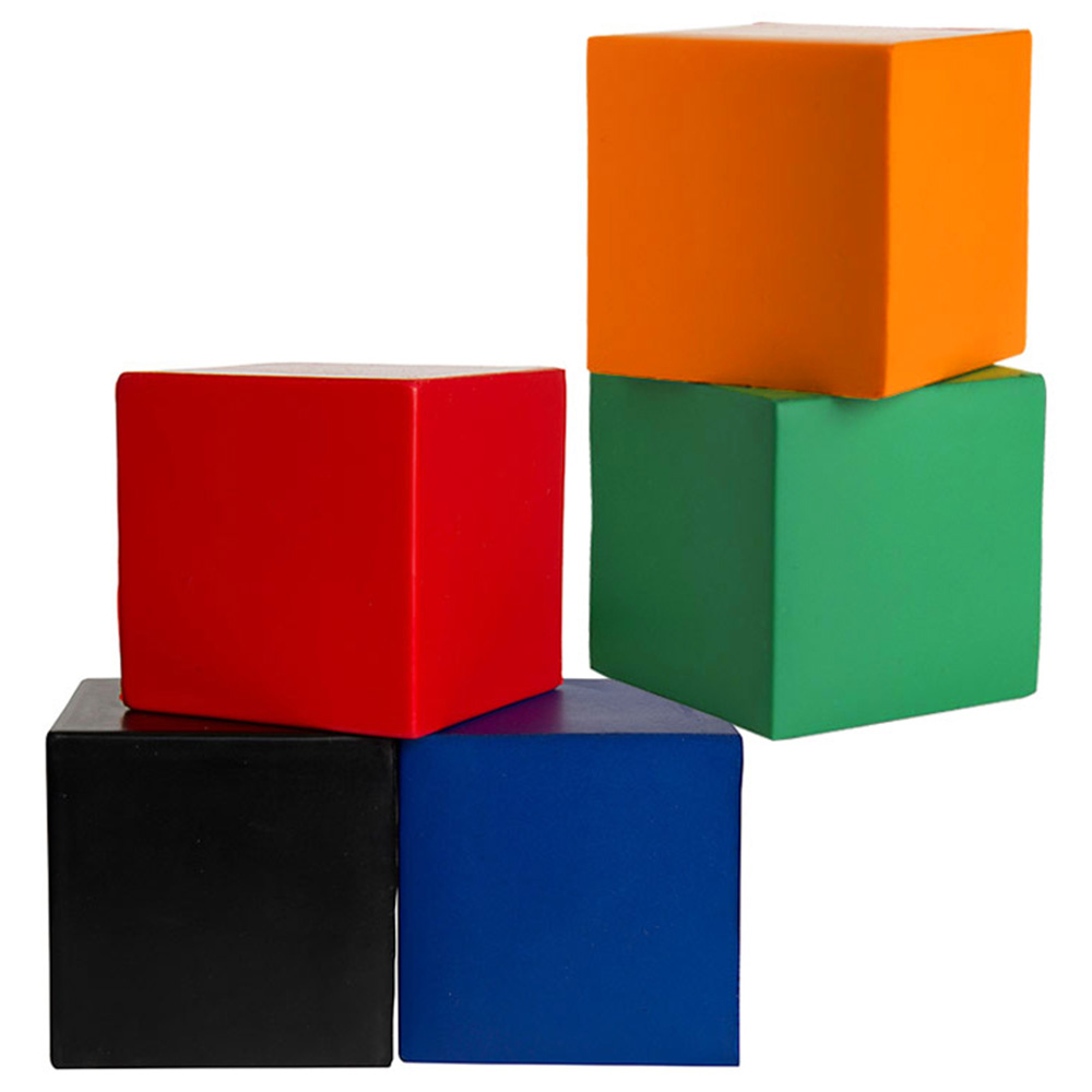 Picture of Cube Shaped Squeezies® Stress Reliever