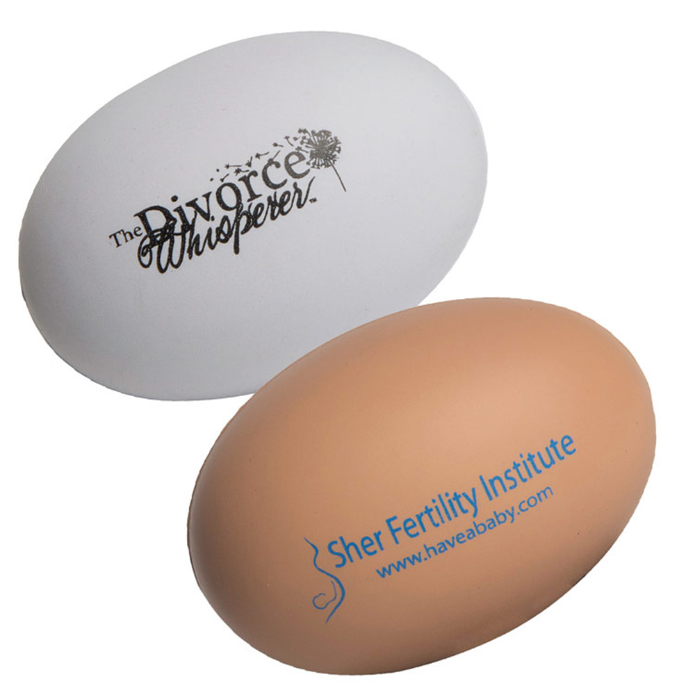Picture of Brown Or White Egg Squeezies® Stress Reliever