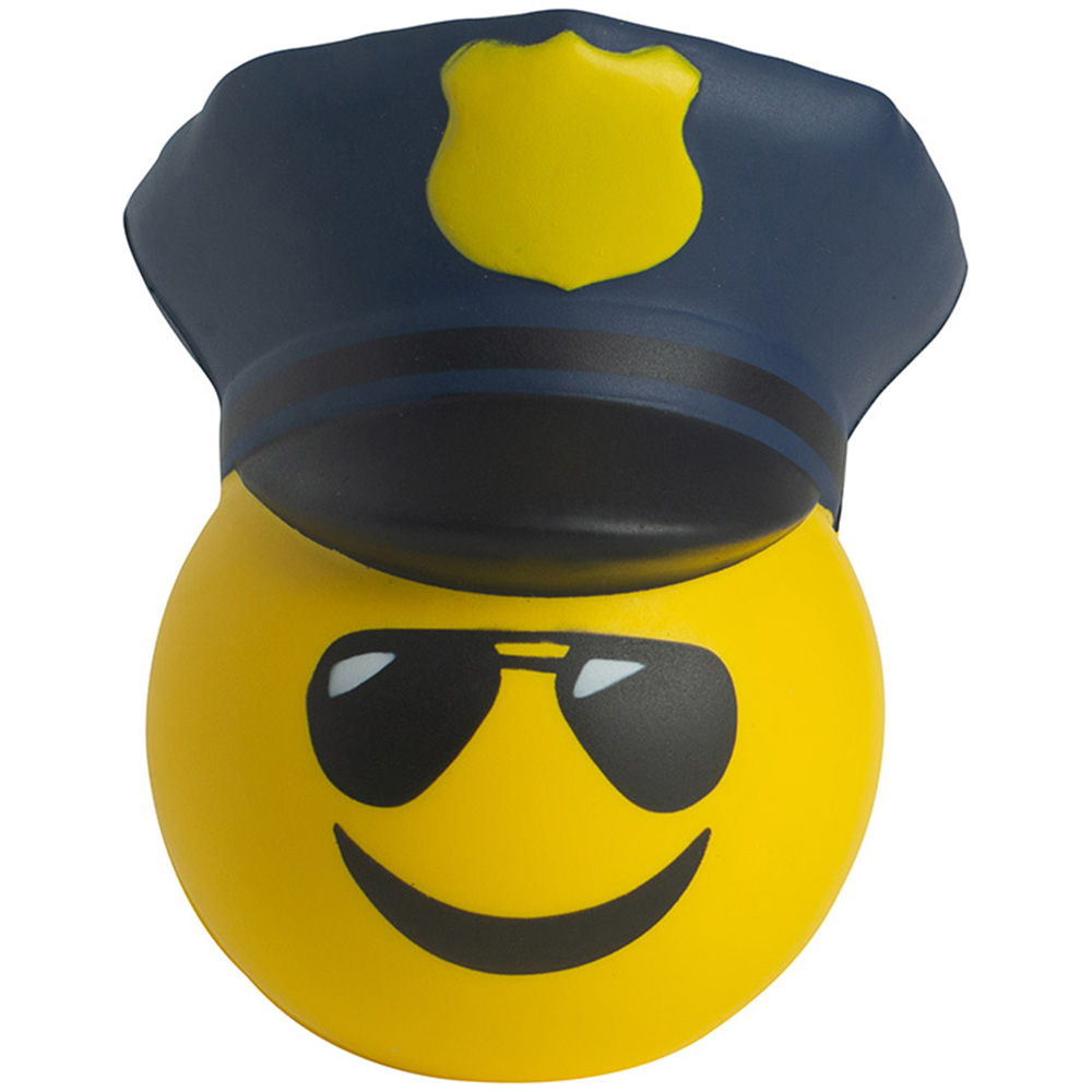 Picture of Police Emoji Squeezies® Stress Reliever