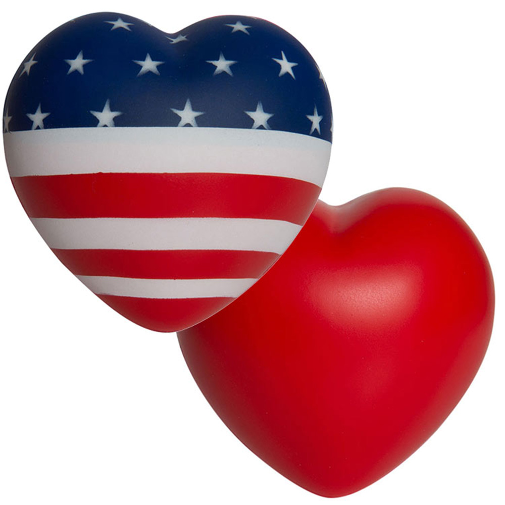 Picture of Squeezies® Stress Reliever Flag Heart