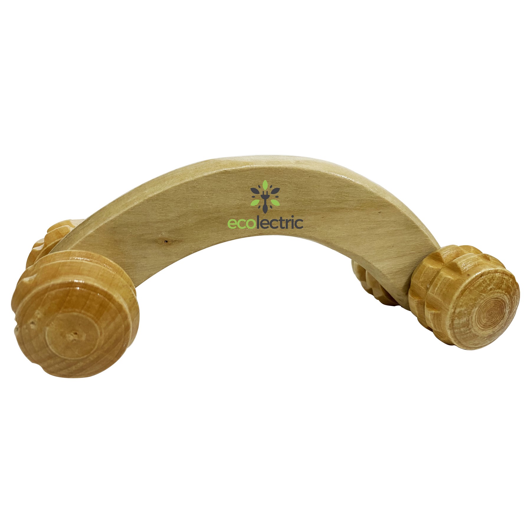 Picture of Large Wooden Massager w/ Textured Wheels