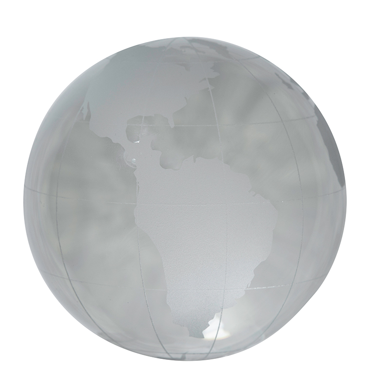 Picture of Crystal Globe Paperweight