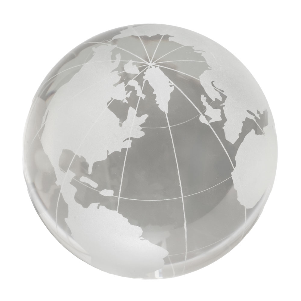 Picture of Crystal Globe Paperweight