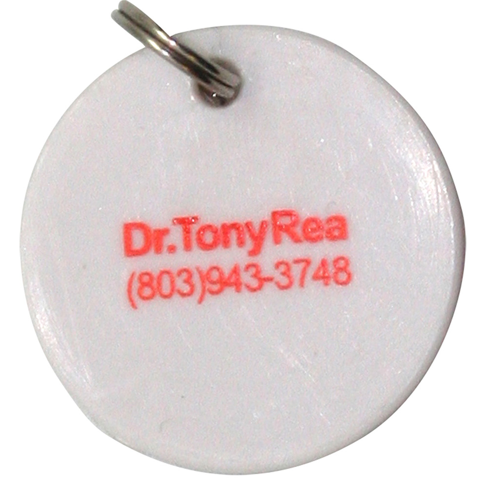 Picture of Key Tag Keyring Round
