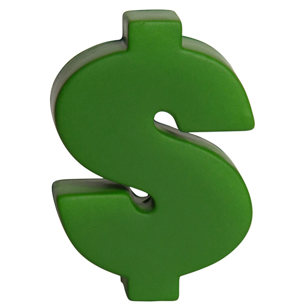 Picture of Dollar Sign Squeezies® Stress Reliever