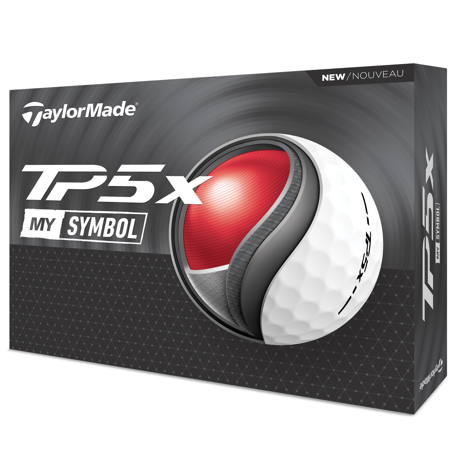 Picture of TaylorMade TP5X MySymbol Golf Balls