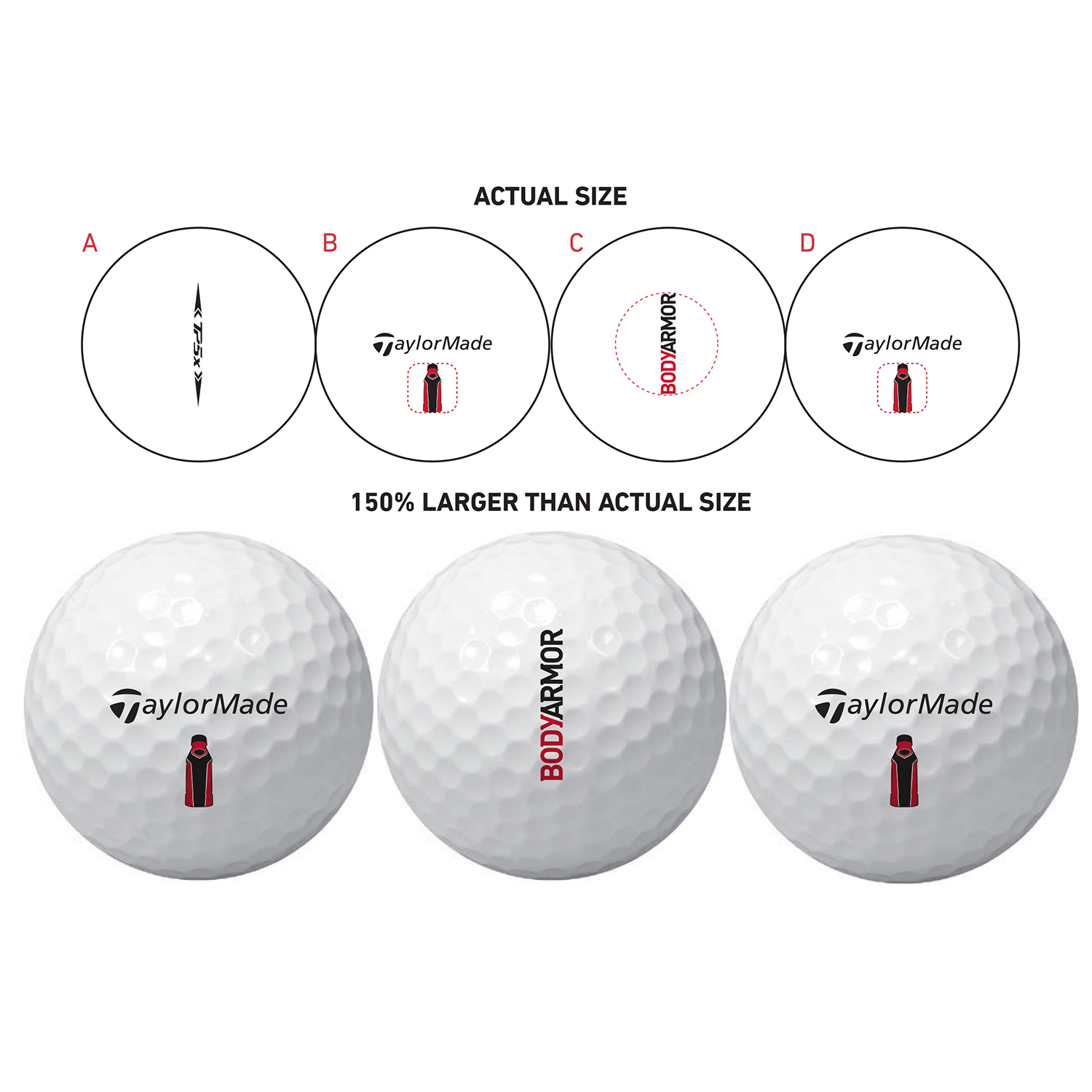 Picture of TaylorMade TP5X MySymbol Golf Balls