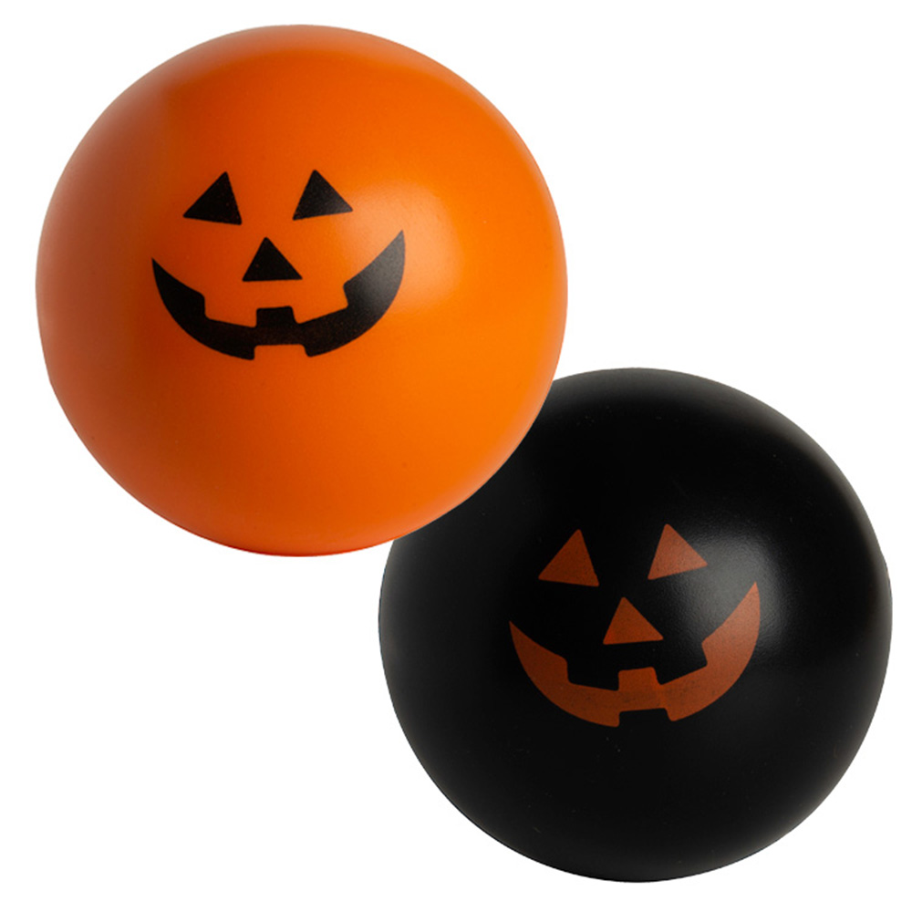 Picture of Jack-o-latern Squeezies® Stress Reliever Ball
