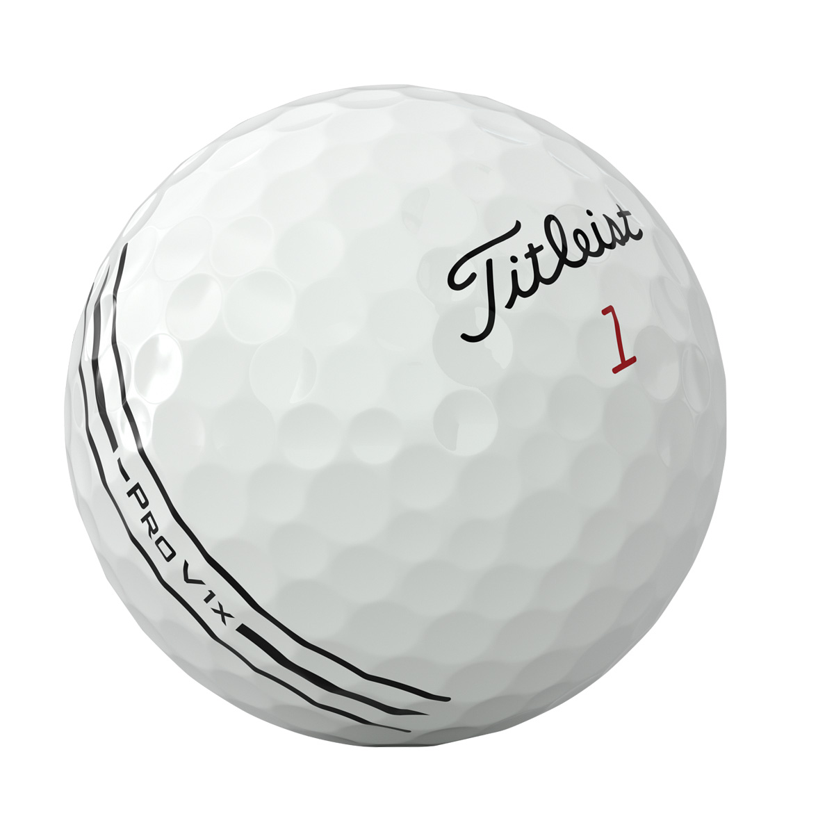 Picture of Titleist Pro V1x Left Dash Enhanced Alignment Golf Balls