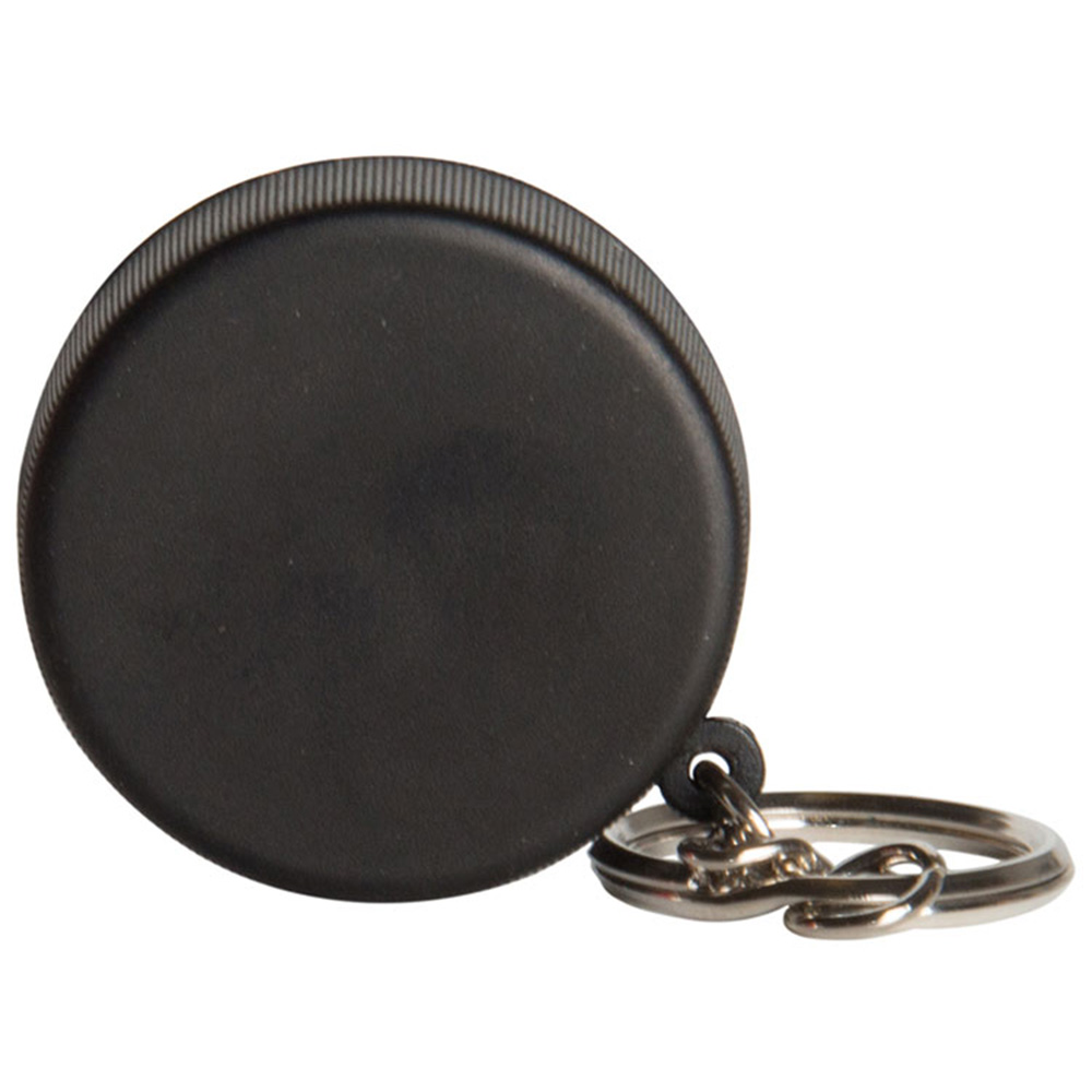 Picture of Hockey Puck Squeezies® Stress Reliever Keychain
