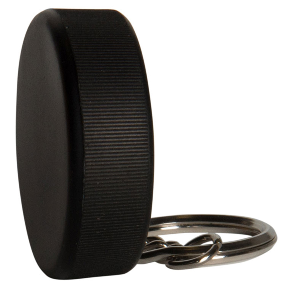 Picture of Hockey Puck Squeezies® Stress Reliever Keychain
