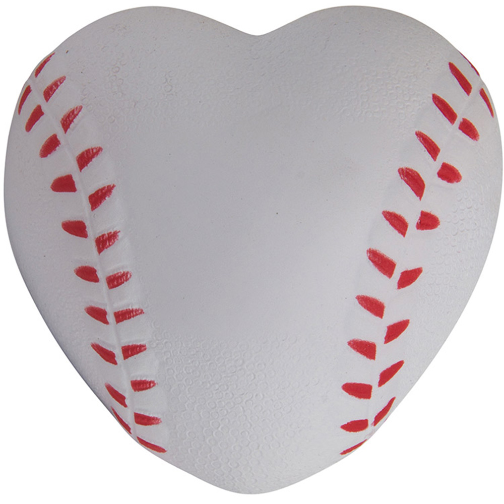 Picture of Baseball Heart Squeezies® Stress Reliever