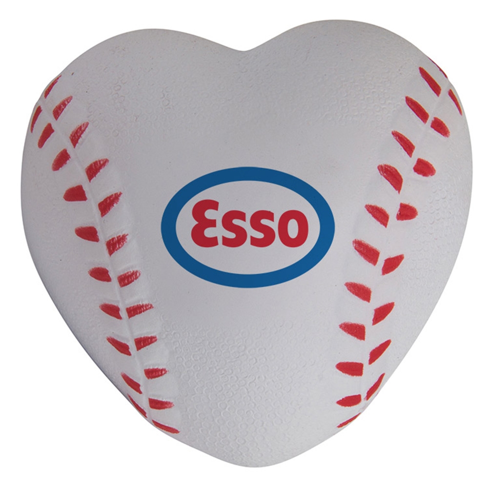 Picture of Baseball Heart Squeezies® Stress Reliever