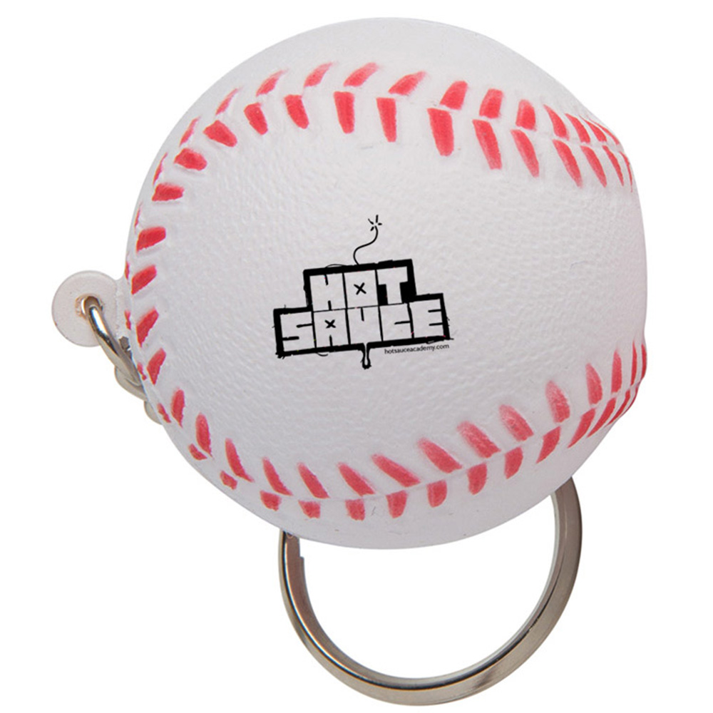 Picture of Baseball Squeezies® Stress Reliever Keychain