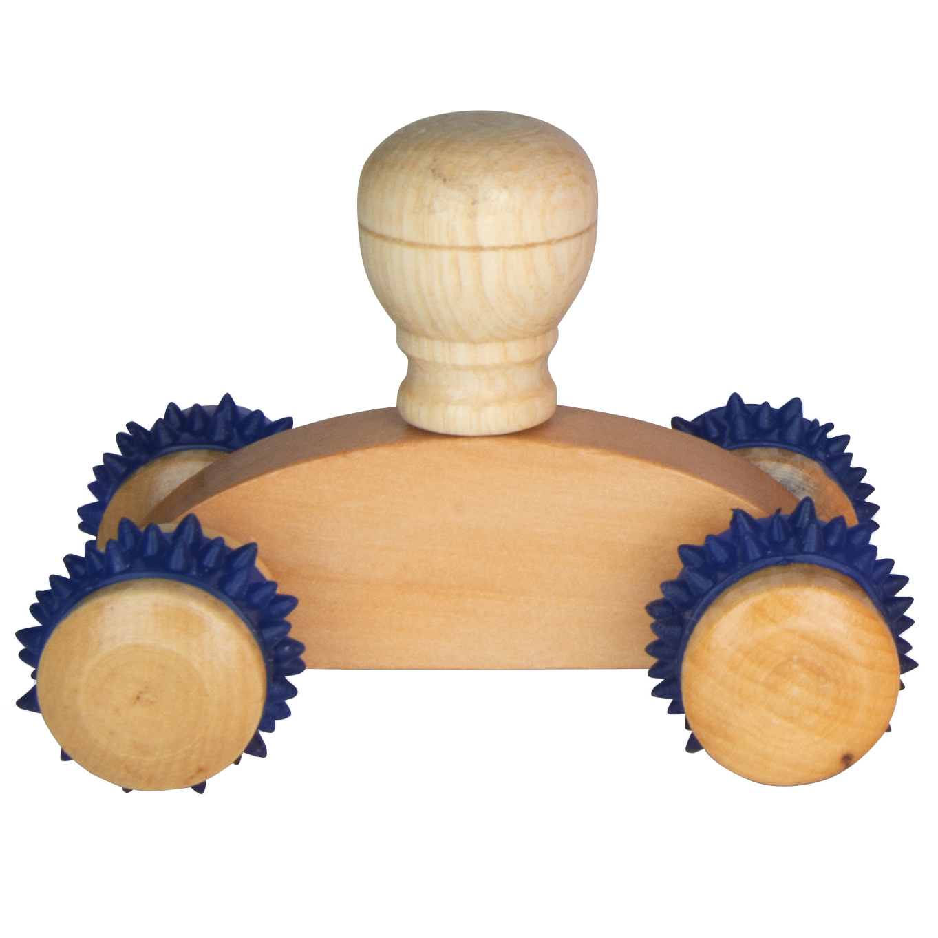 Picture of Small Wooden Massager w/ Textured Wheels