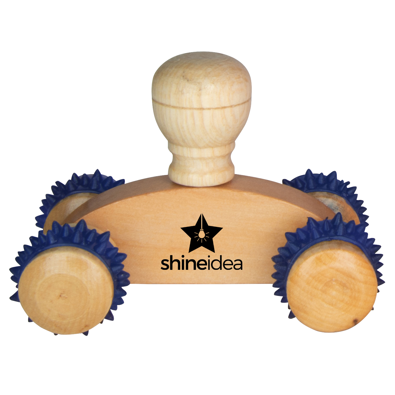 Picture of Small Wooden Massager w/ Textured Wheels