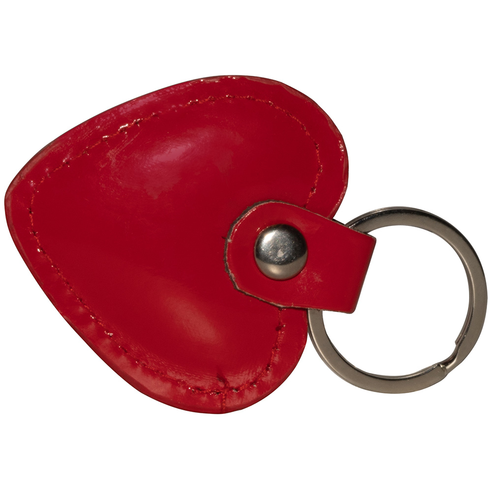 Picture of Leather Heart Keyring