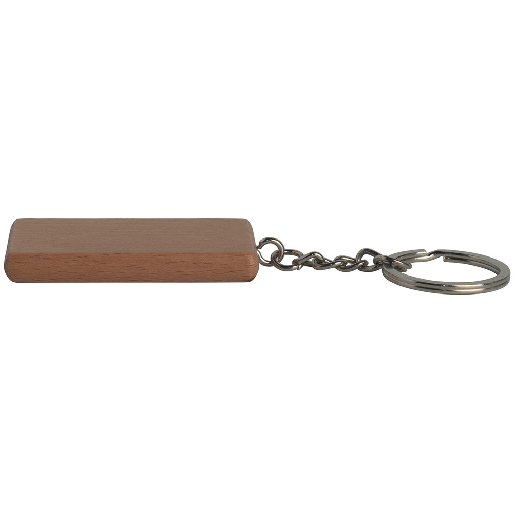 Picture of Wooden Rectangle Keyring