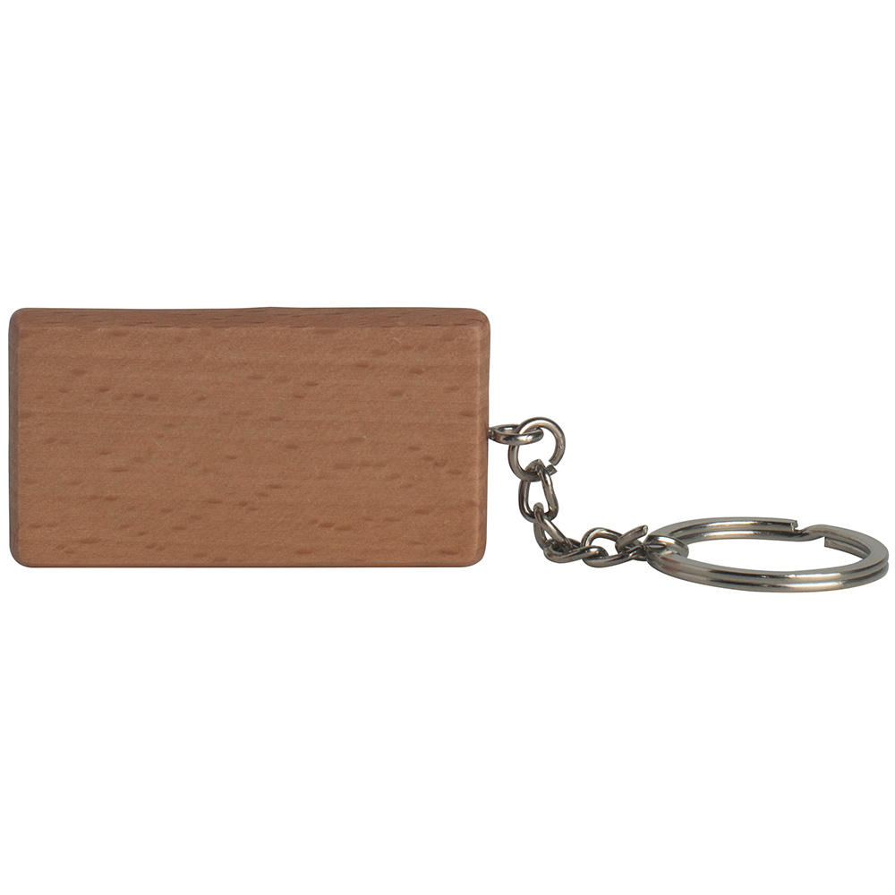 Picture of Wooden Rectangle Keyring