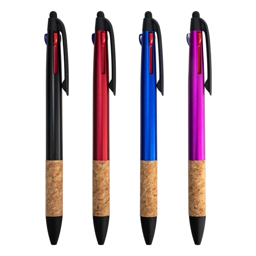 Picture of 3 Color Pen w/ Cork Grip
