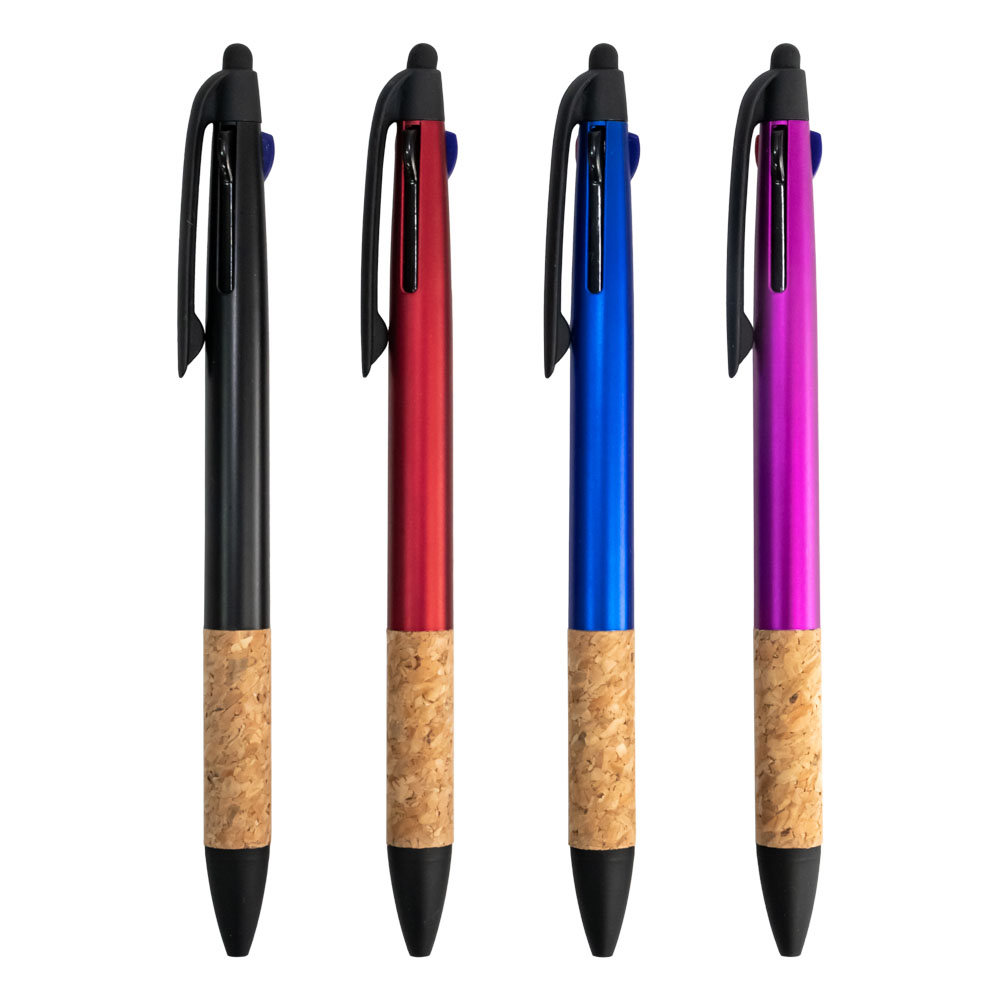 Picture of 3 Color Pen w/ Cork Grip